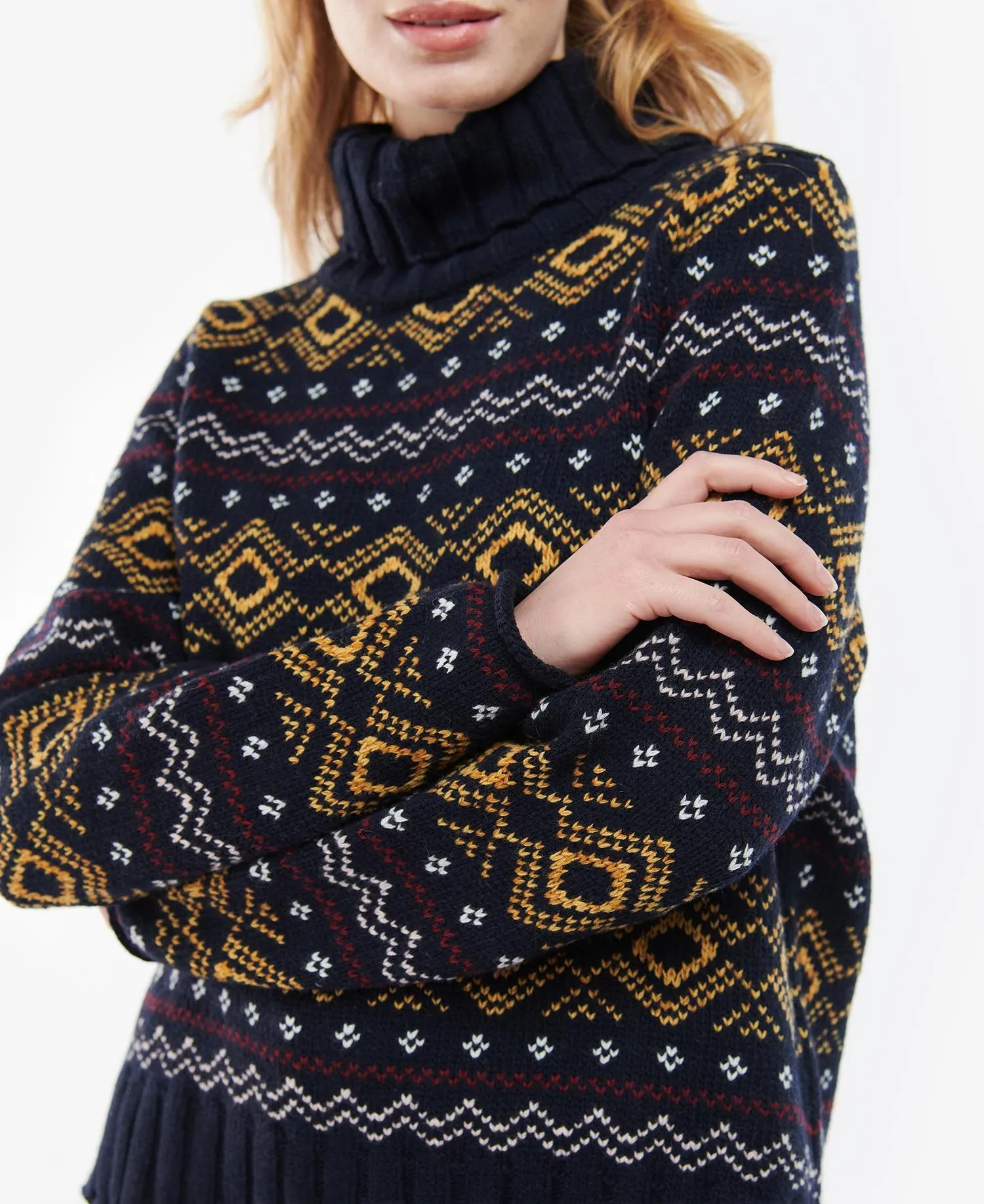 Women's Mallow Knit Sweatshirt - Navy