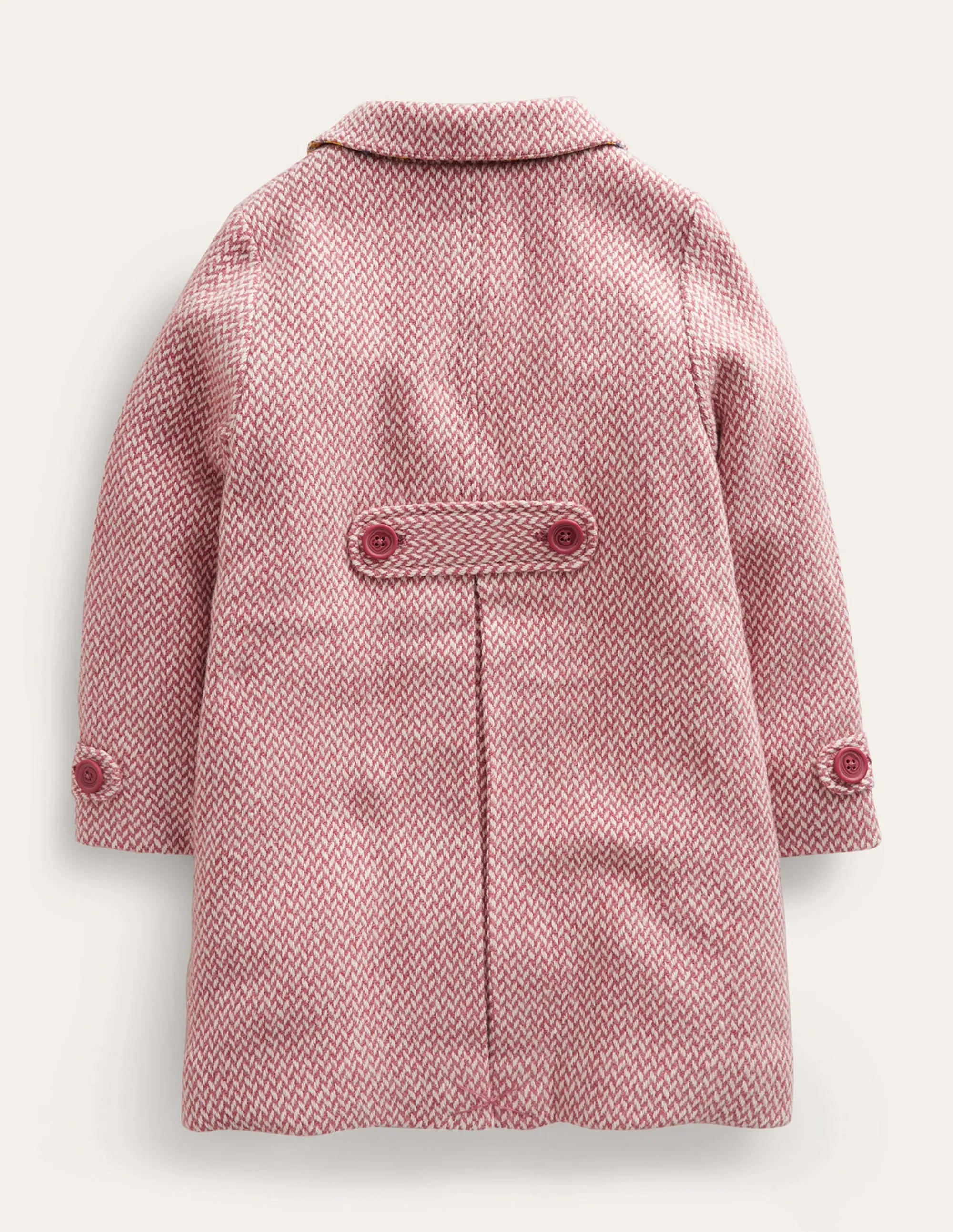 Wonderful Wool Blend Coat-Pink Twill