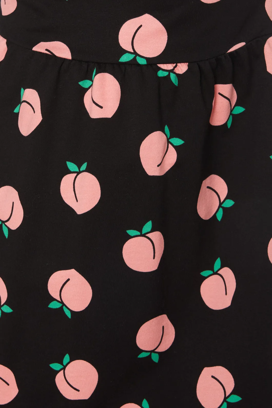 You Peach Cotton Smock Dress